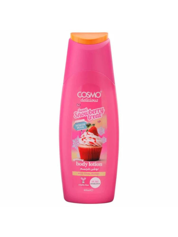 Cosmo Body Lotion Sweet Snowberry Scent with Shea Butter 400ml