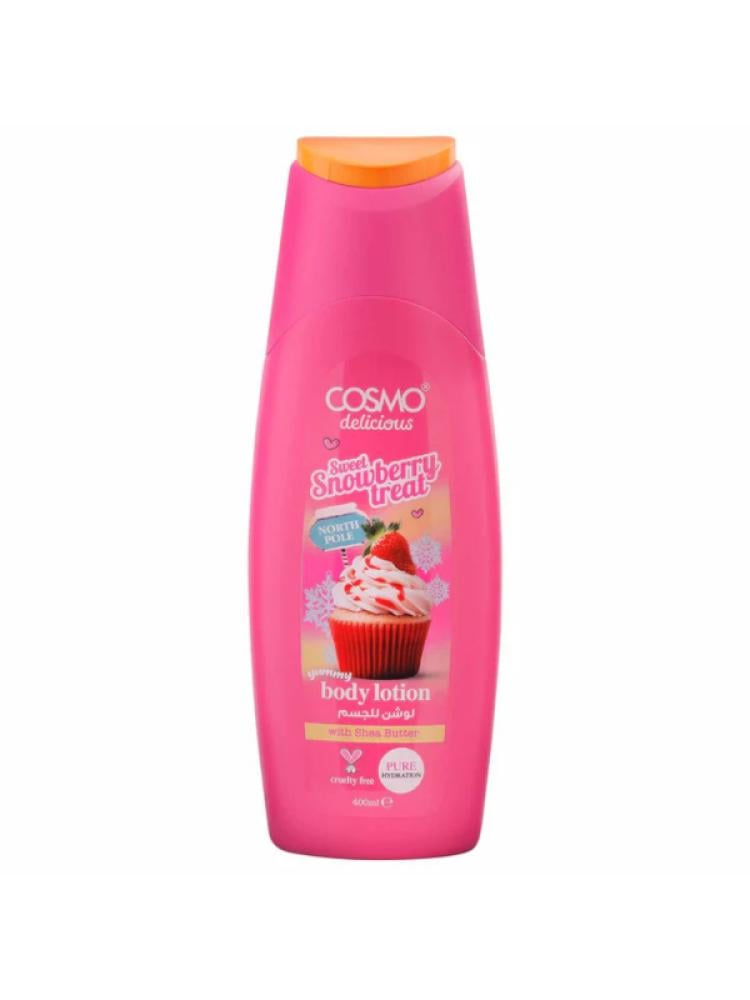 Cosmo Body Lotion Sweet Snowberry Scent with Shea Butter 400ml