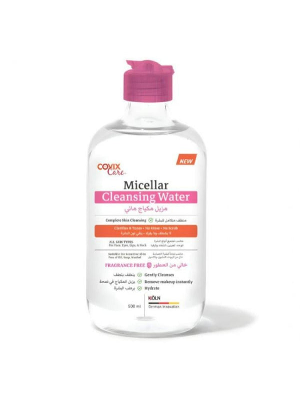 Micellar Water Makeup Remover Gentle Cleansing Covix Care 500ml