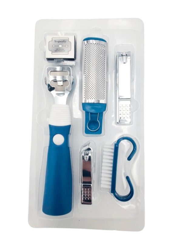 Pedicure Tools Kit Professional Foot Care Salon System 7-Piece