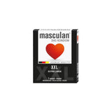 Masculan Type 5 XXL Condoms Extra Large Pre-Lubricated German Quality 3pcs