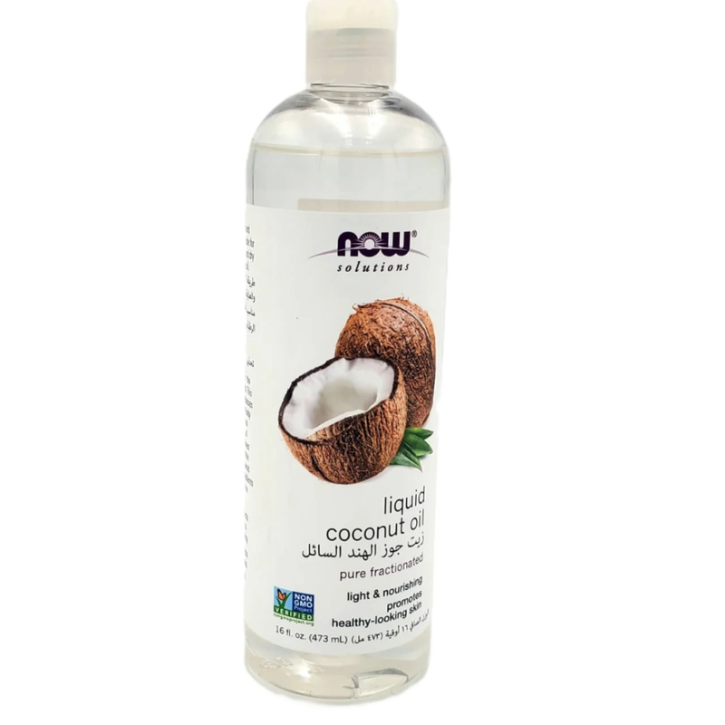 Best Body Oil for Dry Skin Pure Coconut Oil NOW 473ml
