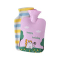 Minigood Hot Water Bottle 500ml with Detachable Washable Cover