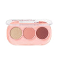 Pink Flash Eyeshadow Palette Trio Pigmented Blendable Powder PK01