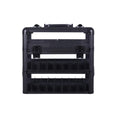 Salon System Makeup Organizer Box - Multi-Layer Transparent Black - 34x36x24cm