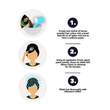 Vatika Henna Hair Color Natural Black Herbal Ammonia-Free Hair Dye 60g