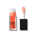 Elf Glow Reviver Lip Gloss in Coral Fixation, Tinted Oil with Hydrating Oils, 7.6ml