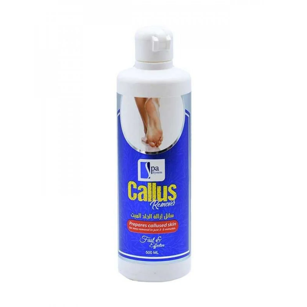 Spa System Exfoliating Liquid for Dead Skin Removal, 500ml