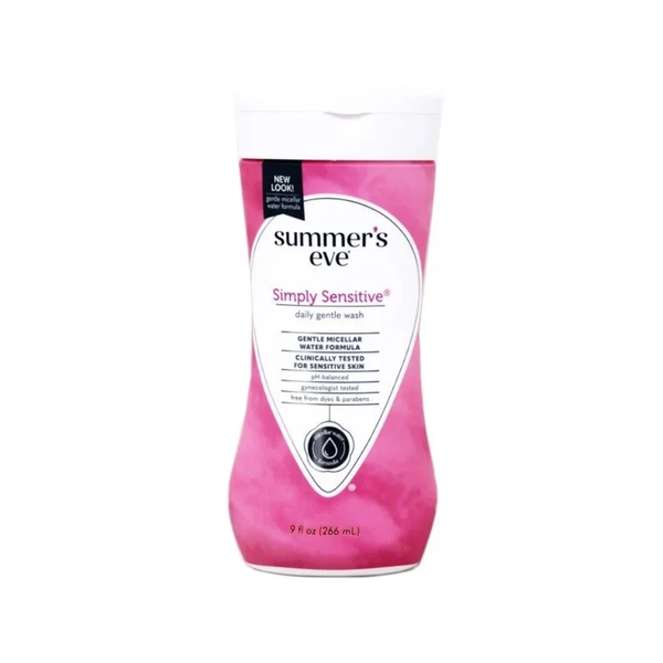 Summer's Eve Simply Sensitive Intimate Wash, pH-Balanced, 266ml