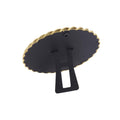 Salon System Round Hand Mirror with Gold Twist Frame