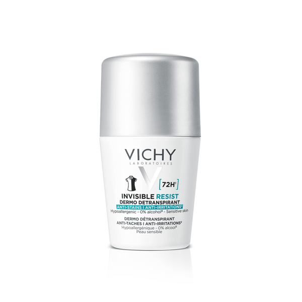 Vichy Invisible Antiperspirant Deodorant Alcohol-Free 72-Hour 50ml