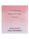 Toner Pads Hydrating Cactus Extract Soothing Heres B2uty 140ml