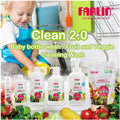 Baby Bottle Wash Daily Use Farlin 700ml + 700ml Refill
