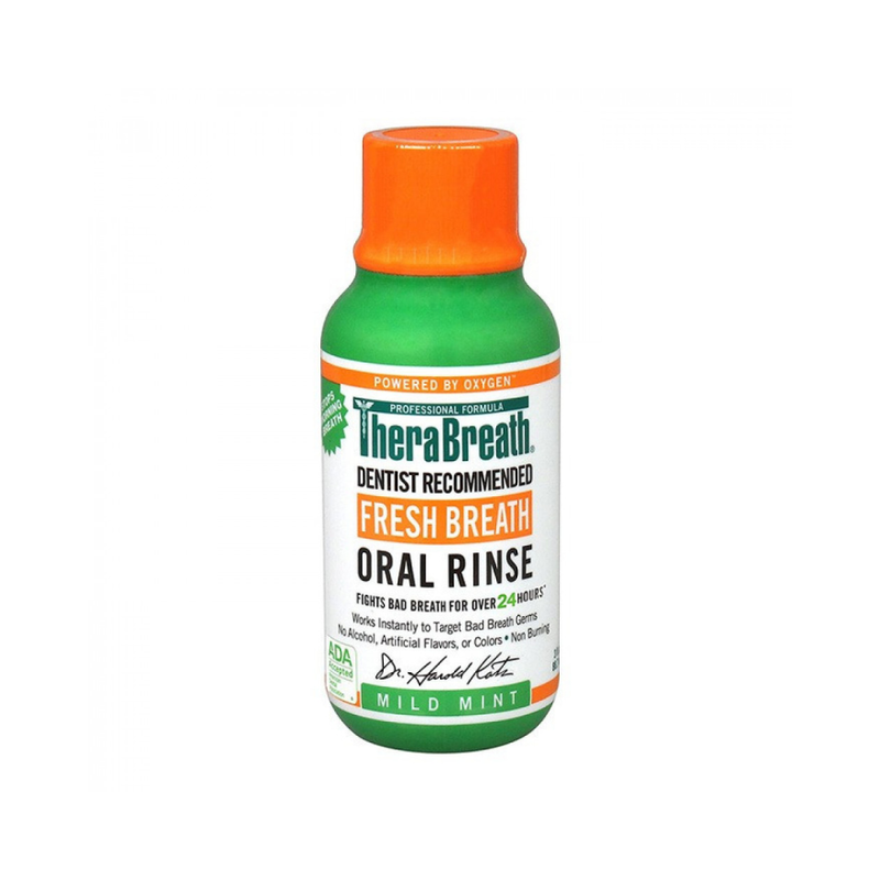 Therabreath Fresh Breath Mouthwash Mild Mint Alcohol-Free 88.7 ml
