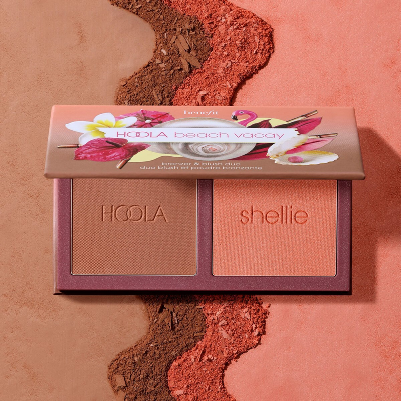 Blush and Bronzer Duo Drugstore Matte Finish Benefit Beach Vacay 2.5g