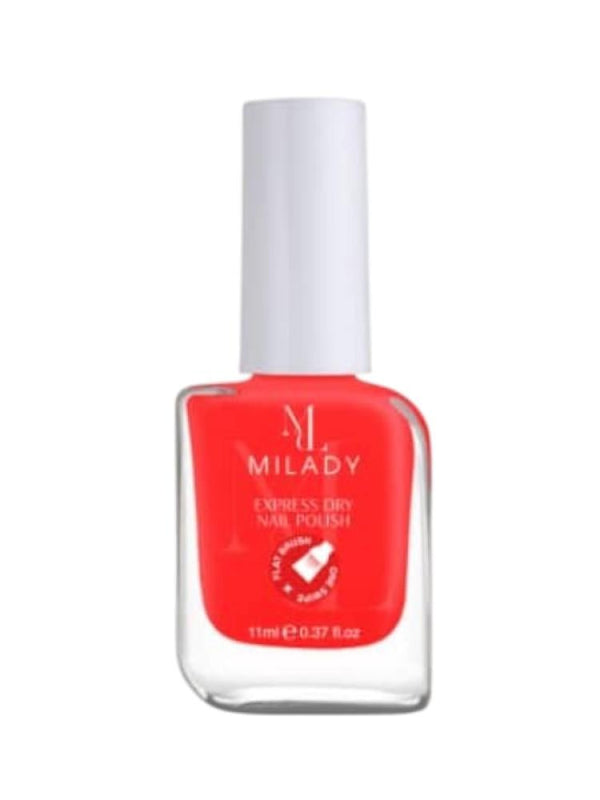 Milady Nail Polish 564 Bright Red - Long-Lasting Shine
