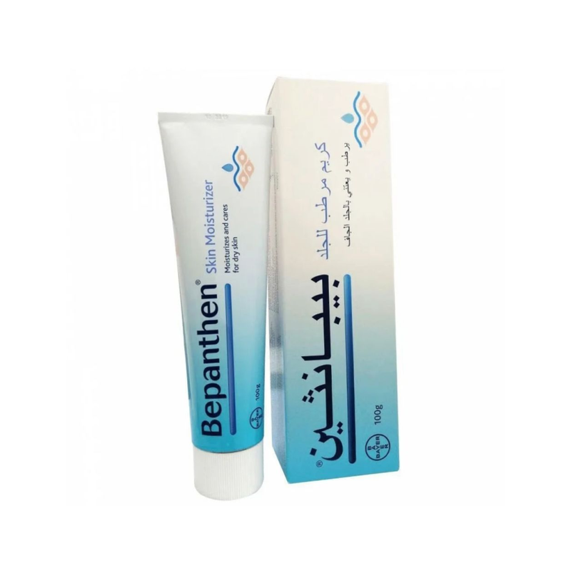 Bepanthen Moisturizing Cream, Dexpanthenol, Vitamin B5, 100g