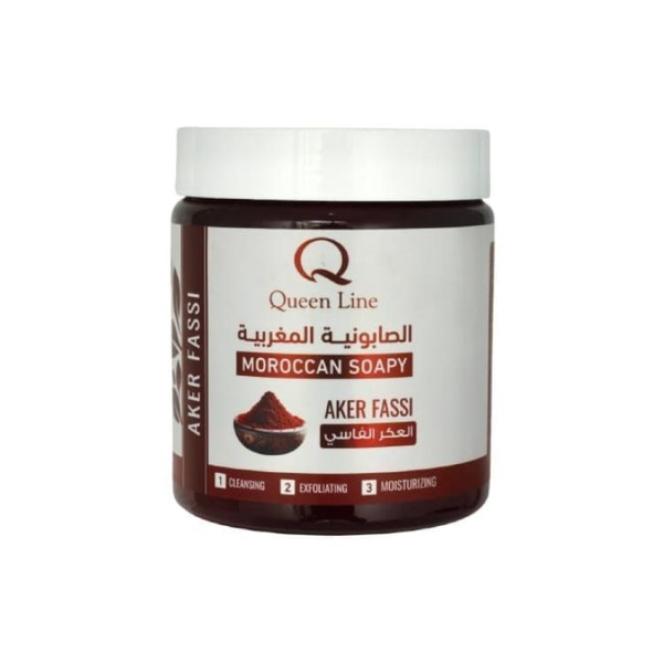 Moroccan Body Soap With Aker Fassi Natural Cleansing Queen Line 700ml