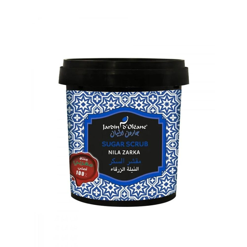 Garden Olean Indigo Sugar Scrub, Exfoliating Body Treatment, 600g