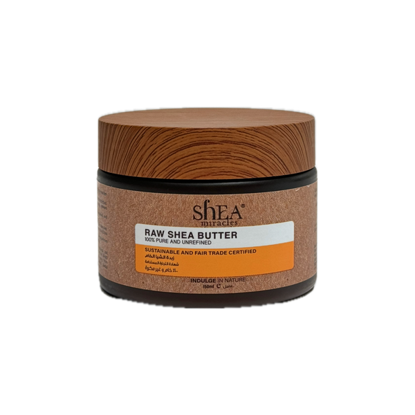 Shea Miracles Raw Shea Butter 100% Unrefined Moisturizer 150ml