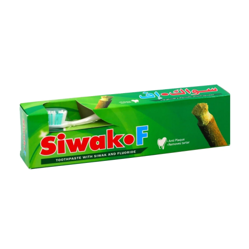 Siwak Miswak Toothpaste with Miswak Toothbrush, 120g