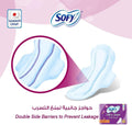 Sofy Soft & Secure Large Sanitary Pads with Wings - 40 Count