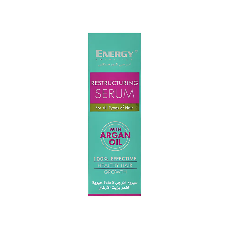 Energy Hair Serum with Argan Oil for Revitalization and Shine 60ml