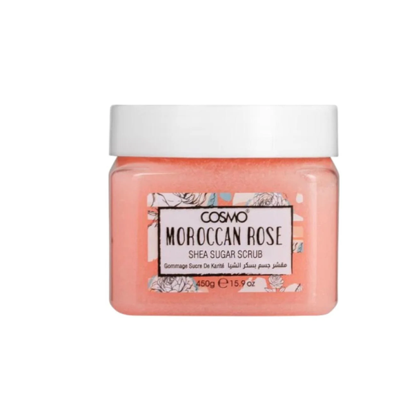 Cosmo Sugar Scrub with Shea Butter and Moroccan Rose, 450g