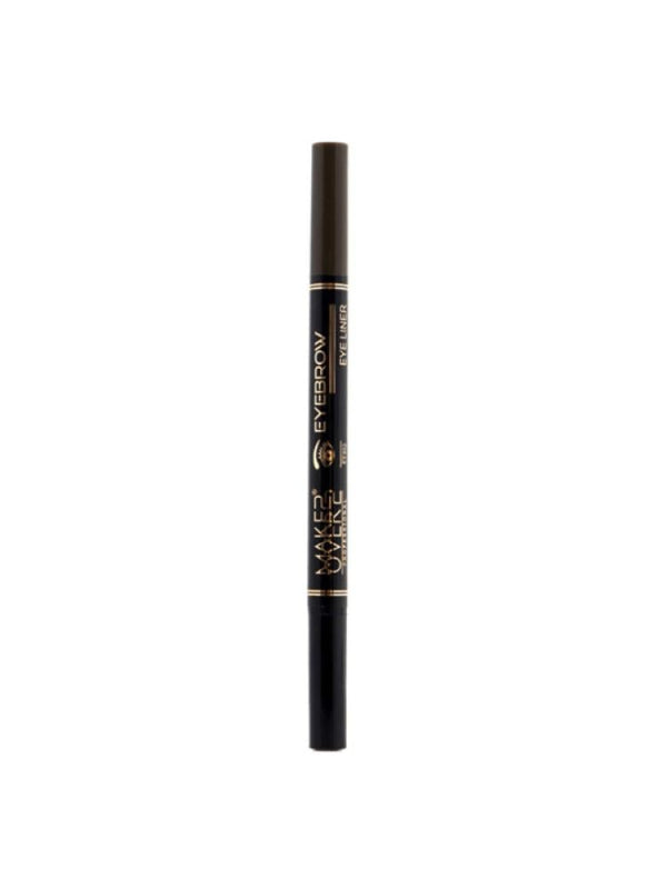 Make Over 22 Dual-Use Eyebrow and Eyeliner Pencil Black/Dark Brown - EY002