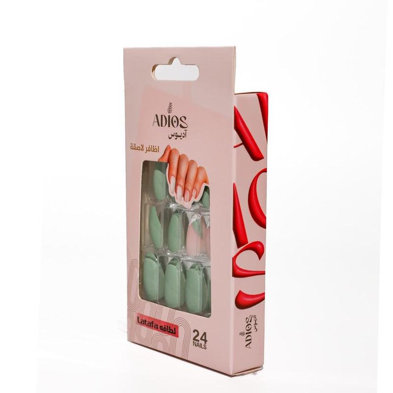 Adios Nail Adhesive Tabs 24 Pieces Reusable