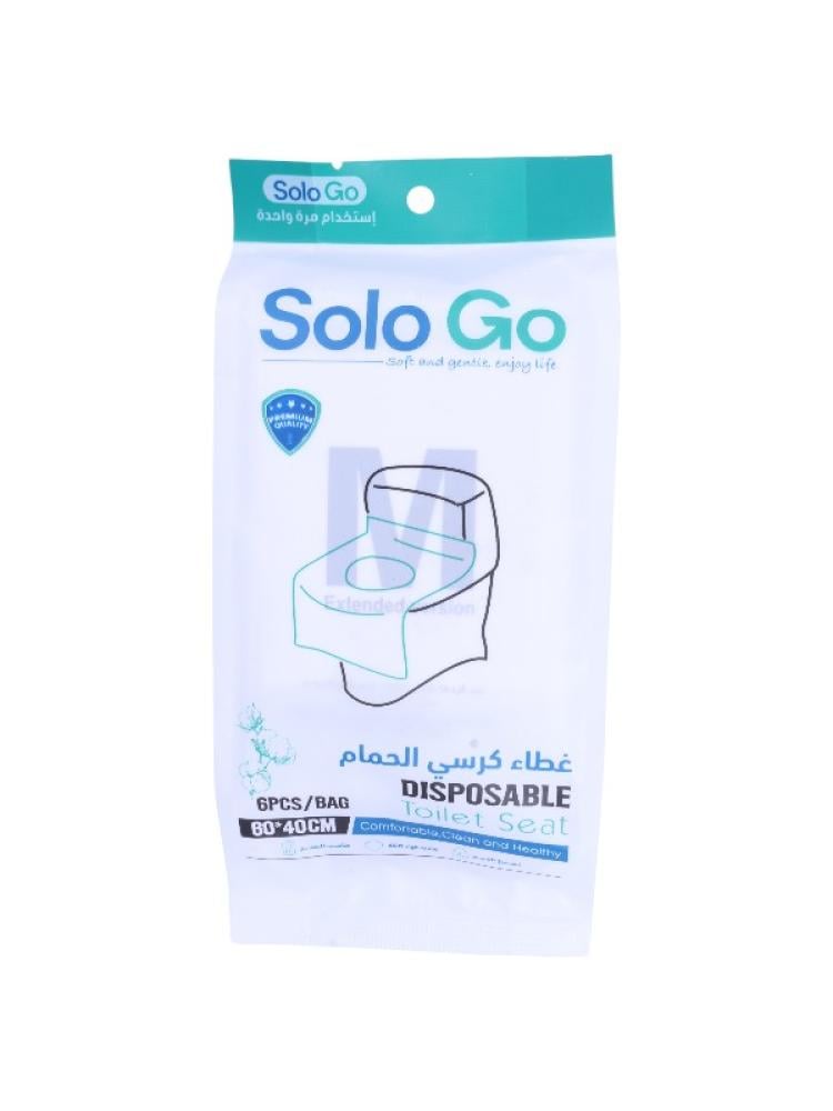Solo Go Disposable Toilet Seat Covers - 40x60 cm, 6 Pieces