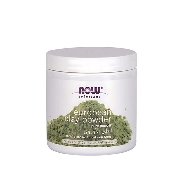 Now European Clay Powder 100% Pure Green Clay for Oily Skin 170g