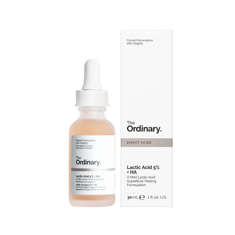 The Ordinary Lactic Acid 5% + HA Serum for Exfoliation and Hydration 30ml