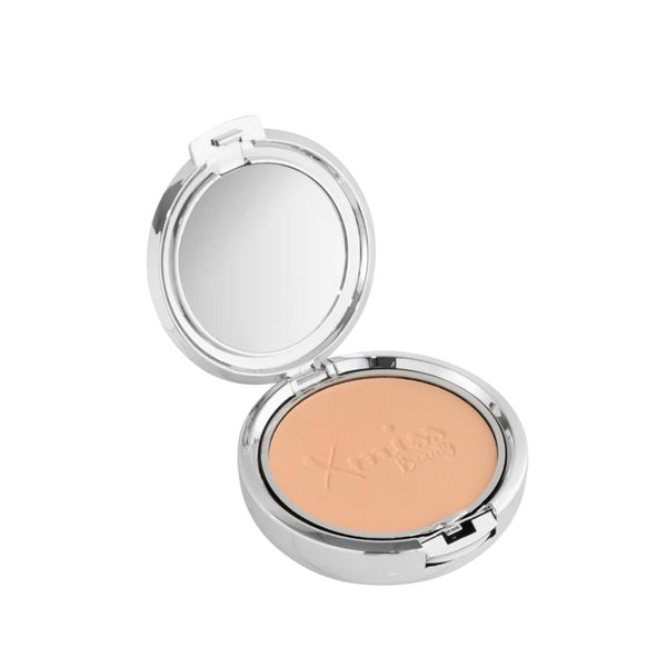 X Miss Beauty Pressed Face Powder, Shade 03, Oil-Free, Matte Finish