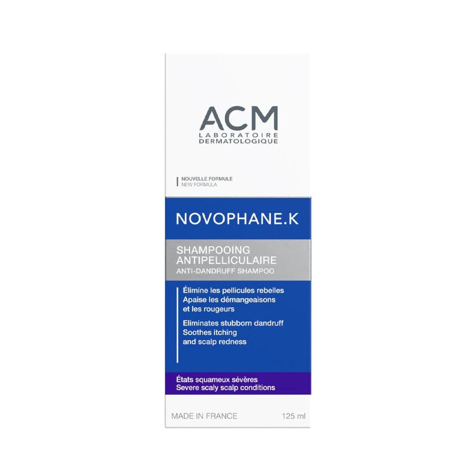 ACM Novophane K Anti-dandruff Shampoo for Itchy Scalp 125ml