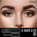Eyebrow Gel Clear Mascara Firm Hold Precision Brush Karaja 10ml