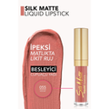 Flormar Silk Matte Liquid Lipstick 055 Kiss Me, Long-Lasting Velvet Finish