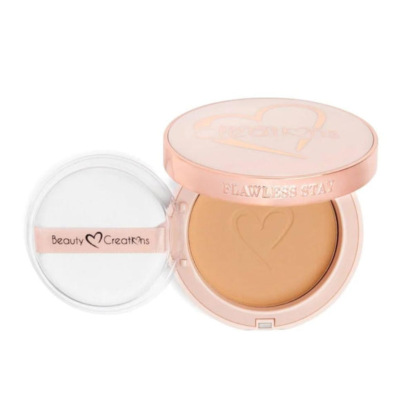 Beauty Creations Stay Flawless Pressed Powder Foundation, Matte Finish, 7.5