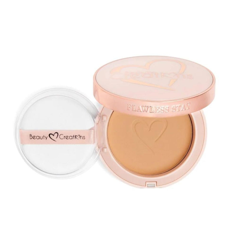 Beauty Creations Stay Flawless Pressed Powder Foundation, Matte Finish, 7.5