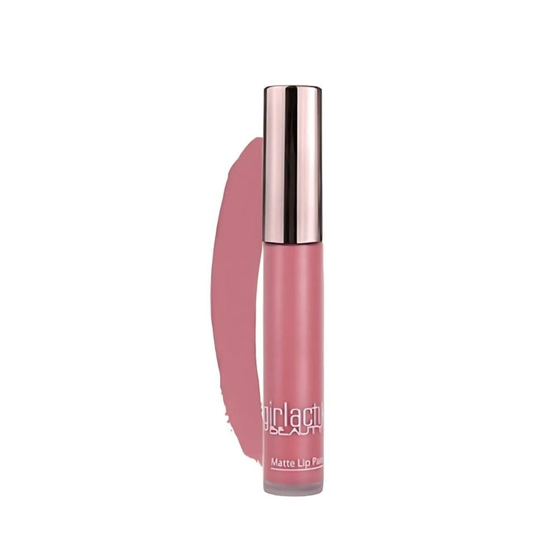 Girlactik Matte Liquid Lipstick, Full Coverage, Long-Lasting, Shasha