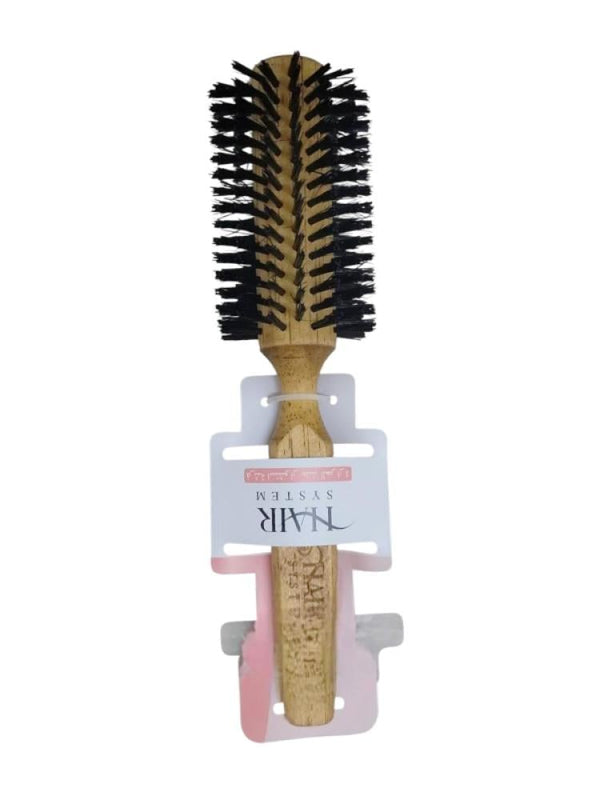 Hair System Heat Resistant Wooden Round Hair Dryer Brush - 29mm