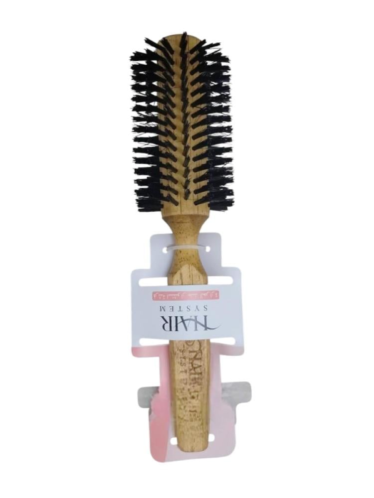 Hair System Heat Resistant Wooden Round Hair Dryer Brush - 29mm