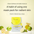 Anua Vitamin C & E Brightening Serum Mask for Radiant Skin - 25 ml
