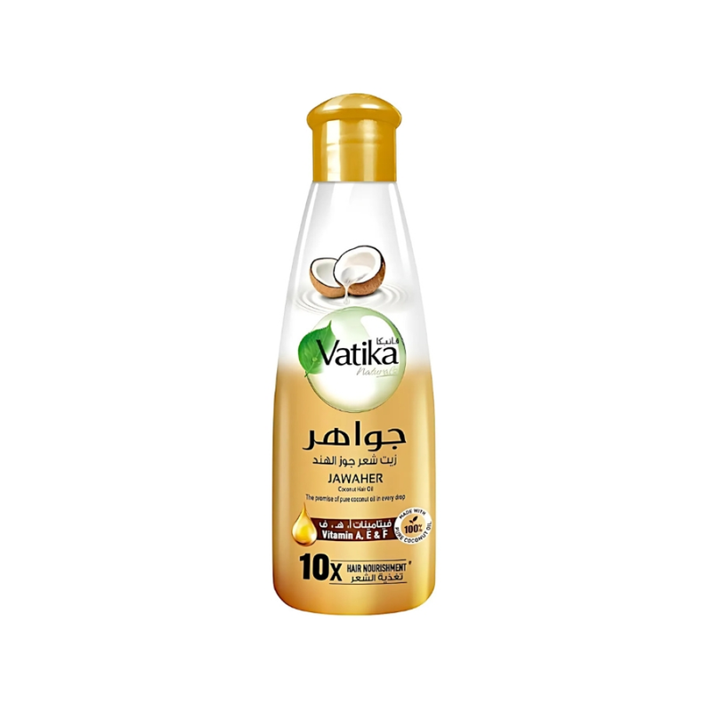 Vatika Coconut Hair Oil for Moisturizing Scalp Treatment, 170ml