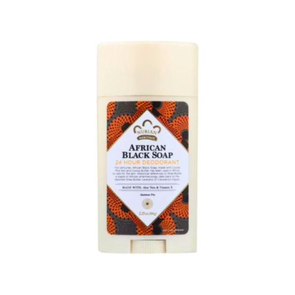 Deodorant for Sensitive Skin African Black Soap Nubian Heritage 64g