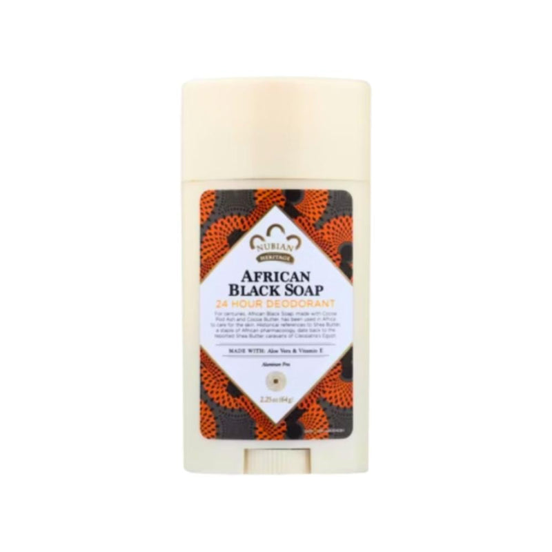 Deodorant for Sensitive Skin African Black Soap Nubian Heritage 64g
