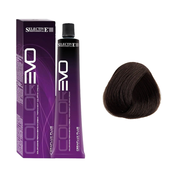 Dark Brown Permanent Hair Dye Best Semi Permanent Hair Color Selective 100ml
