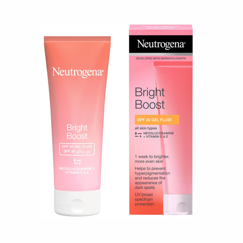 Neutrogena Bright Boost Liquid Gel Sunscreen SPF 50 UVA UVB 50ml