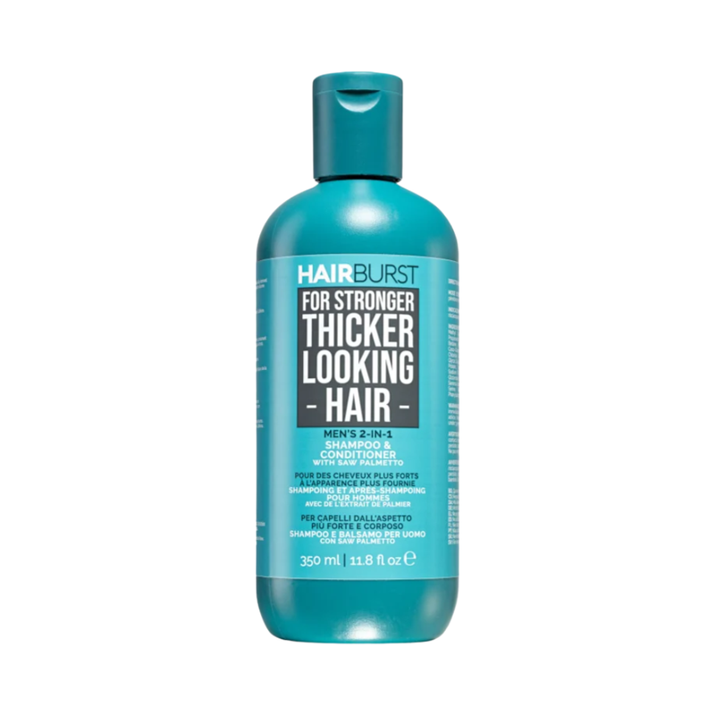 Hairburst Men's 2-in-1 Shampoo and Conditioner for Density and Shine, 350ml