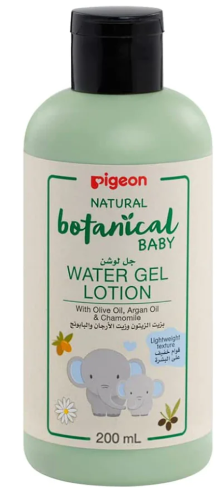 Water Gel Lotion Olive Oil Argan Oil Chamomile Hydrating Pigeon 200ml